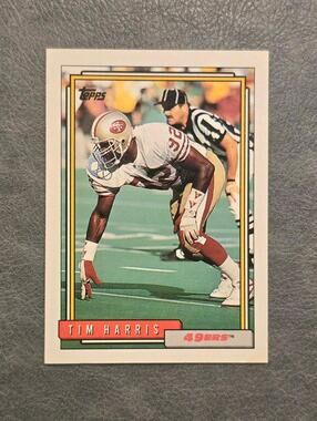 1992 Topps #172 Tim Harris Football Card